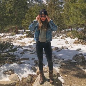 Black Hiking Leggings Marmot Trailbender Tight S